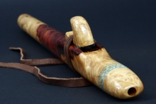 Katalox Burl Native American Flute, Minor, Mid G-4, #D11J